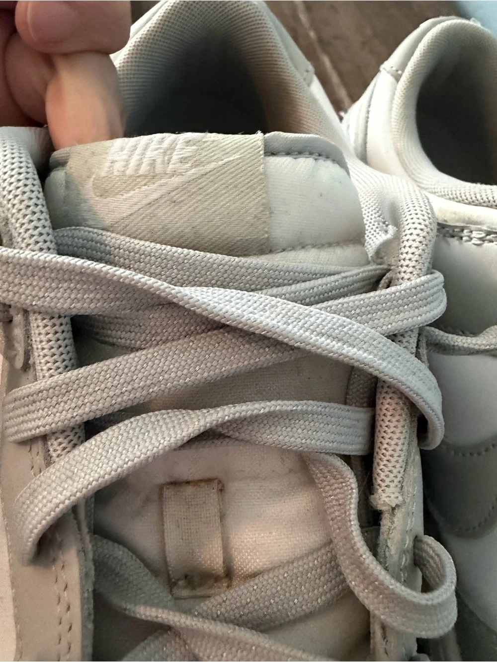 Nike Sneakers in Light Gray and White, Men’s size 13